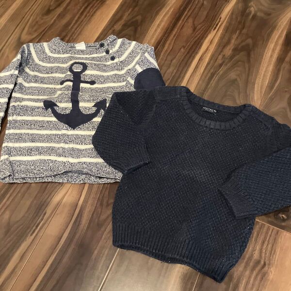 セーター二枚セット 90 next H&M