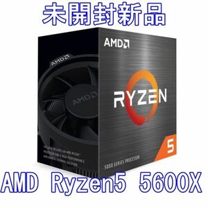 未開封新品　AMD Ryzen5 5600X 国内正規品 CPU With Wraith Stealth Cooler