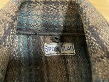 VINTAGE 1930'S〜1940'S SPORTCLAD W-BREASTED WOOL COAT_画像3