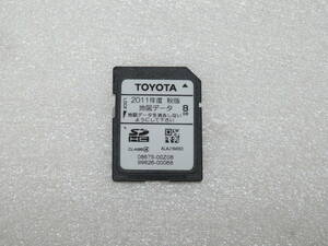 トヨタ純正 2011年 秋 NSZT-W61G NSCT-W61 地図SDカード　送料84円～ 