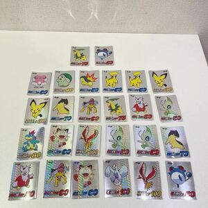 【26枚】 明治 ポケモン きらきらかがやく新ゲットカード Meiji ピカチュウ ピチュー ルギア ホウオウ その他 60サイズ（222）