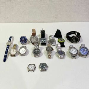 【まとめ売り】 腕時計 大量 まとめて アルマーニ カシオ セイコー スウォッチ フォッシル クォーツ 自動巻き 色々 60サイズ（344）