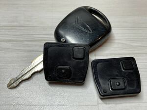 ダイハツ 純正 キーレス 2ボタン 合計 2個セット ムーヴ L150S タント L350S ミラ L275S アヴィ 等リモコン 動作確認済 ボタン潰れなし