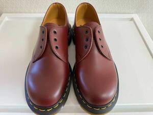 146159 ドクターマーチン　Dr.Martens　3EYE GIBSON SHOES チェリーレッド　US8 26cm