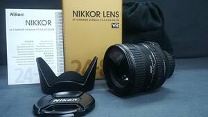 【美品♪】Nikon/ニコン AF-S NIKKOR 24-85mm f/3.5-4.5G ED VR 標準ズーム レンズ/動作品