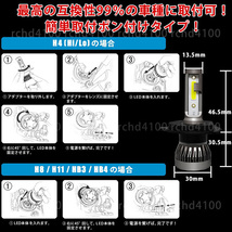 H8/H11/H16 HB3 HB4 H4 Hi/Lo ホワイト LEDフォグランプ LEDヘッドライト プリウス アルファード PIAA IPF FCL VELENO AUXITO 代替品 ②_画像7