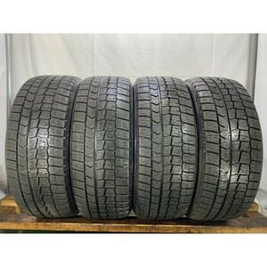 2019年製 8～9分山 ダンロップ WINTERMAXX WM02 235/55R18 100Q 4本/札幌市手渡し可/中古スタッドレスタイヤ(冬タイヤ) F_Q_135