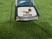 ブリキ パトカー stick shift police car _画像6