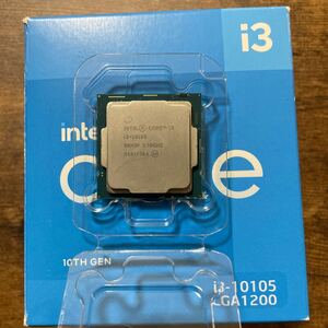 Intel Core i3-10105 BOX LGA1200 リテールクーラー無し