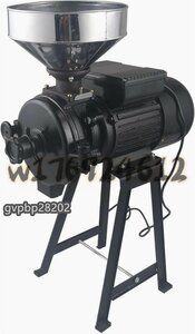  electric . thing made flour machine maize grinder 1500W commercial dry . charge grinder black stainless steel steel . charge crushing machine wheat grinder leak . attaching 