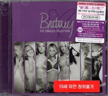 新品 CD+DVD BRITNEY SPEARS THE SINGLES COLLECTION SONY KOREA_画像1