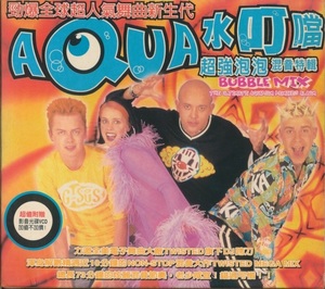 中古 CD+VCD AQUA BUBBLE MIX UNIVERSAL TAIWAN