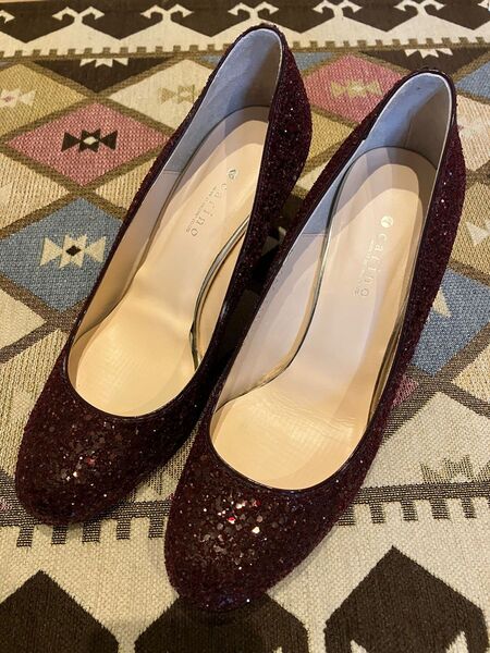 carino 24.5㎝ ヒールパンプス