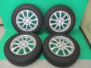 ☆20年製 深溝スタッドレスタイヤ☆GOODYEAR ICENAVI 6 195/65R16 WEDS JOKER【16×6J+40 4H-100】埼玉県発 現物確認OK♪ ライズ ロッキー