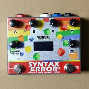 Alexander Pedals Syntax Error 2 エフェクター 未使用 ディレイ リングモジュレーター ビブラート フランジャー リバーブ