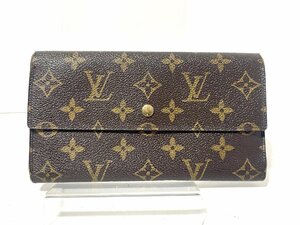 【中古】LOUIS VUITTON LV　ルイヴィトン モノグラム　ポルトフォイユインターナショナル　長財布　ウォレット