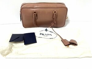 【ギャランティーカード付属】PRADA プラダ　ハンドバッグ　カバン　ヴィッテロボックス　カメオ　レザー