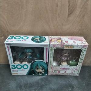 ☆未開封 2点セット ねんどろいど 300 初音ミク2.0 桜ミク フィギュア グッドスマイルカンパニー(中古品/現状品/保管品)☆