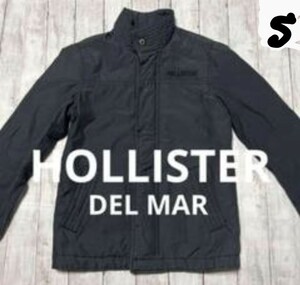 HOLLISTER DEL MAR CALIFORNIA ホリスター カリフォルニア N-1 デッキジャケットタイプ アウター グレイブラック S（日本サイズはM程度）