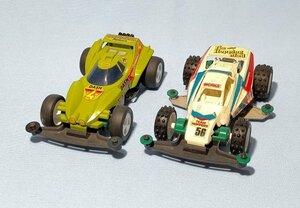 昔のミニ四駆 グラスホッパーⅡ ダッシュ4号 キヤノンボール ジャンク品　TAMIYA DASH4 CANNONBALL GRASS HOPPERⅡ