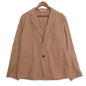 AURALEE / FINX HARD TWIST GABARDINE JACKET オーラリー フィンクス コットン テーラードジャケット シングルジャケット 表記サイズ3