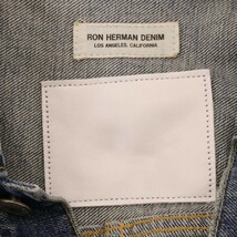 Ron Herman / T-Back Denim Jacket ロンハーマン ダメージ加工 ペイント加工 1stタイプ Tバック デニム ジャケット Gジャン 表記サイズS_画像7