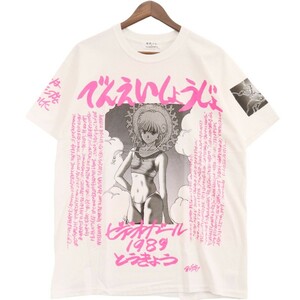 未使用品 F-LAGSTUF-F × 電影少女 フラグスタフ ビデオガール プリント クルーネック Tシャツ 19SS-FS×VG-04 フラグスタッフ 表記サイズL