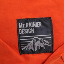 未使用品 MT.RAINIER DESIGN マウントレイニアデザイン バックパック デイパック リュック オレンジ_画像7