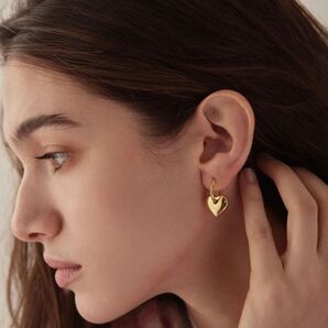 cene ハートフープピアス ゴールド ネックレス リング ピアス プリュイ uncrave iena hirotaka セネ