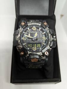 58049 G-SHOCK MUDMASTER GWG-2000CR 1AJF CASIO 箱 取説付き 美品 電波受信 電波ソーラー ジーショック マッドマスター