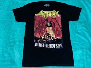 ANTHRAX アンスラックス Tシャツ M バンドT ロックT ツアーT Spreading the Disease Among the Living State of Euphoria Volume 8