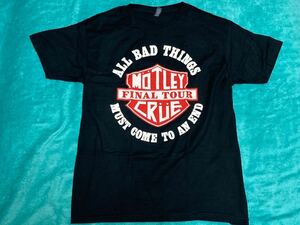 MOTLEY CRUE モトリー・クルー Tシャツ M バンドT ロックT 2014 ツアーT Shout at the Devil Dr.Feelgood Theatre of Pain