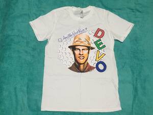 DEVO ディーヴォ Tシャツ S 白 ロックT バンドT Are We Not Men? Talking Heads Kraftwork