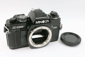 《動作保証》 ミノルタ MINOLTA NEW X-700 MPS ブラック ボディ 一眼レフ フィルム カメラ