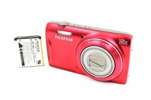 《動作保証》 富士フィルム FUJIFILM FinePix T ファインピクス T500 レッド 16MP 広角24mmからの光学式12倍 デジタル カメラ バッテリー付