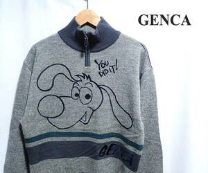 ☆人気のあるデザインです　☆GENCA　☆㈱オリエント服装　☆ハーフジップ　☆ハイネックセーター　☆プルオーバー　☆グレー色