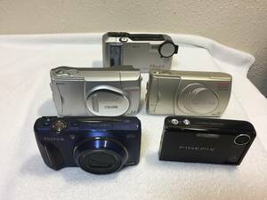 SONY OLYMPUS FUJIFILM コンパクトデジタルカメラ まとめて 5台セット ジャンク