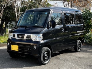 お正月引き取り可　車検あり　即戦力　速いです！　日産　クリッパー　GXターボ　4AT ハイルーフ　人気の黒　タイベル交換歴あり　前席PW 