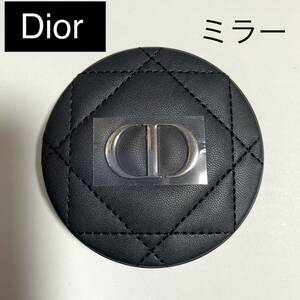 やや訳あり　未使用　ChristianDior クリスチャンディオール ミラー　鏡　コンパクトミラー　ブラック　黒　ノベルティ　非売品