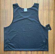 未使用 保管品 タグ付き ナイキ リバーシブル メッシュ タンクトップ 黒 グレー size L/XL ラクロス NIKE Reversible Tank top Lacrosse_画像7