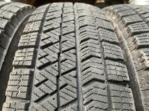 バリ山 スタッドレス4本セット ブリヂストン ブリザック VRX 155/80R13 2021年_画像3