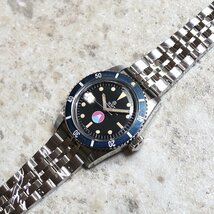 【WMT WATCH】 MT.Fuji / Navy Diver Aged / 5Links Bracelet 02 / 腕時計 メンズ おしゃれ ブランド 人気 30代 40代 50代_画像2