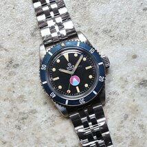 【WMT WATCH】 MT.Fuji / Navy Diver Aged / 5Links Bracelet 02 / 腕時計 メンズ おしゃれ ブランド 人気 30代 40代 50代_画像1