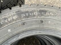 E3477　送料無料☆深溝スタッドレス　DUNLOP WINTER MAXX WM01　175/70R14 84Q　4本価格　2018年製_画像6