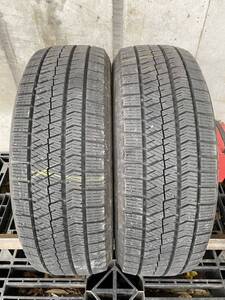 I3363　送料無料☆深溝スタッドレス　BRIDGESTONE ブリヂストン BLIZZAK VRX2　195/65R15 91Q　2本価格　2019年製