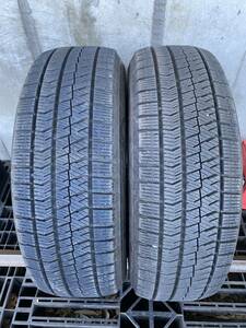 G3456　送料無料☆深溝スタッドレス　BRIDGESTONE ブリヂストン BLIZZAK VRX2　195/65R15 91Q　2本価格　2019年製