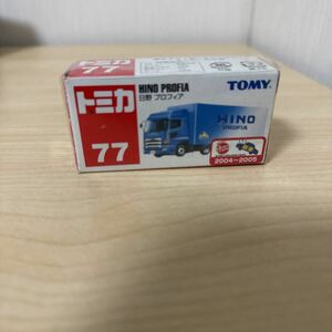 トミカ 絶版　77 日野 プロフィア　トレーラー　青トミー　赤箱