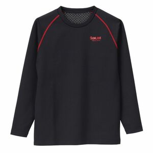 サンライン NEWTERAX HOTクルーネックアンダーシャツ　SUW-04209 カラー：レッド サイズ:3L