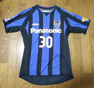 UMBRO アンブロ　ガンバ大阪　2003　ホームユニフォーム　No.30 青木良太　サイズM-L