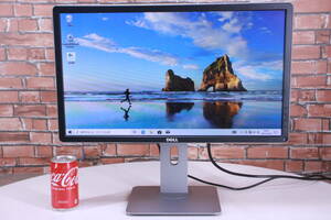 液晶モニター DELL P2314Ht 23インチ 横向き/縦向き/高さ 調整可能 2014年製 接続端子豊富 中古品■(F8489)